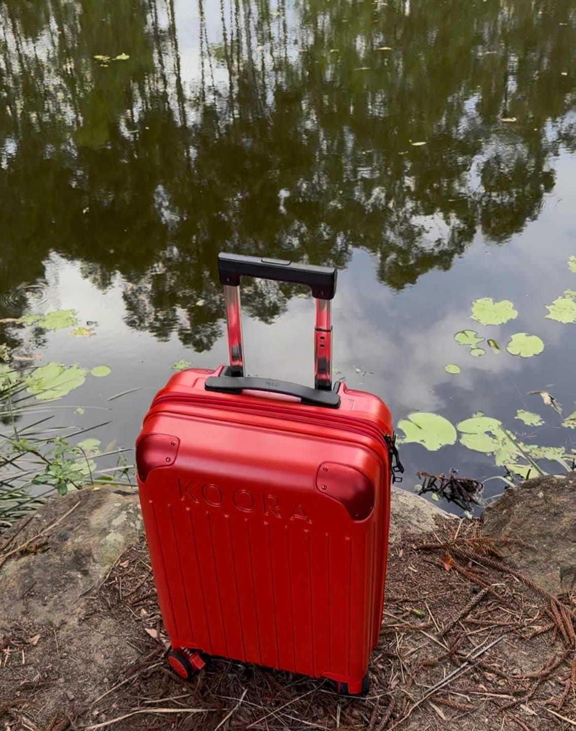 Customer photo review of Eco Lite Expandable Carry On | Red