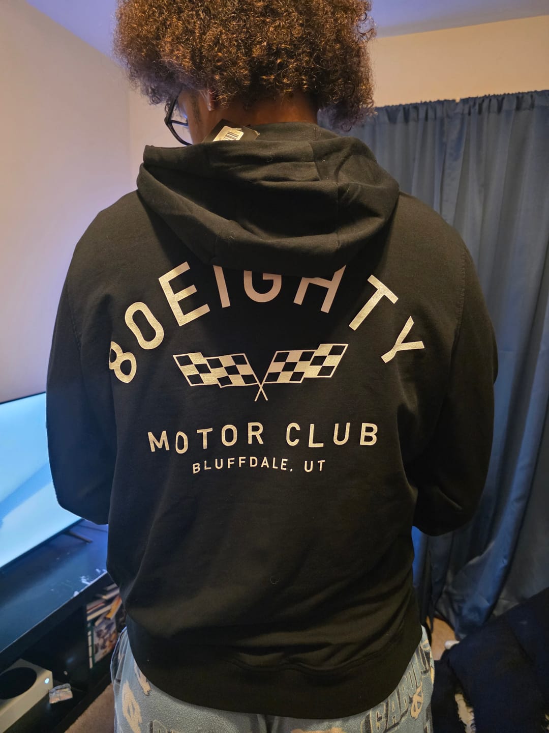 Customer photo review of 80Eighty® MotorClub Hoodie