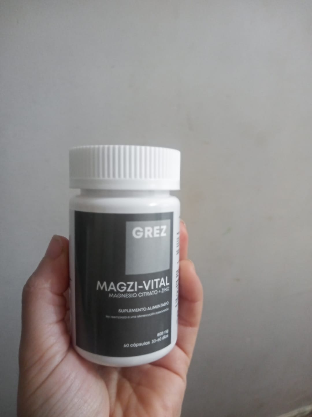 Customer photo review of MAGZI-VITAL - 800mg magnesio citrato + zinc
