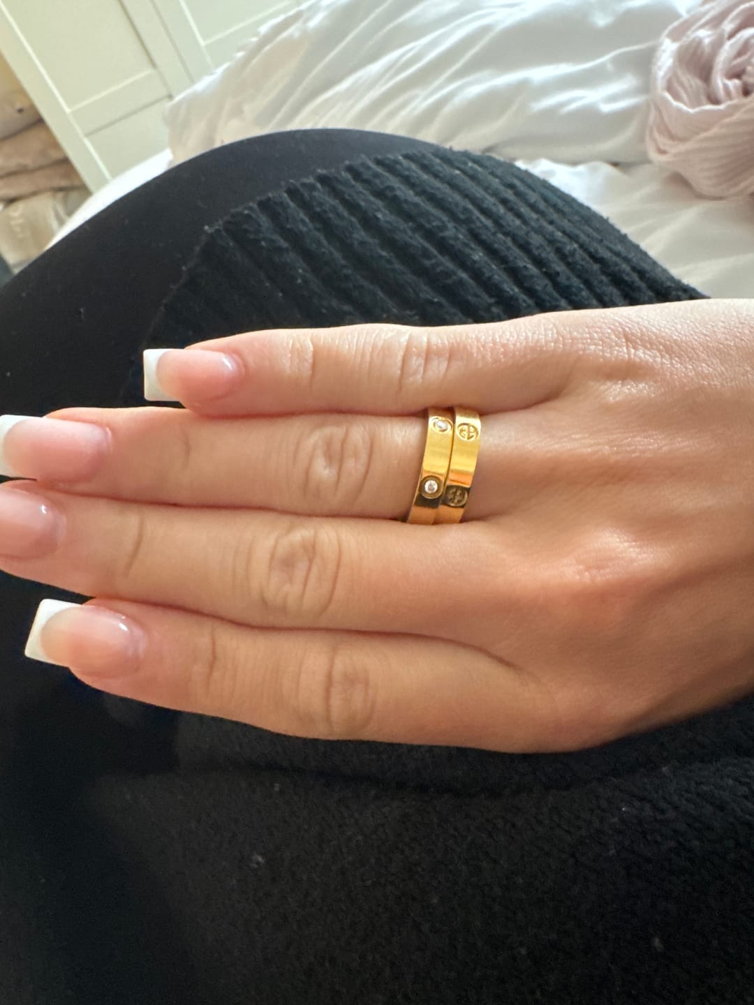 Customer photo review of Arianna Ring | 18K vergoldet