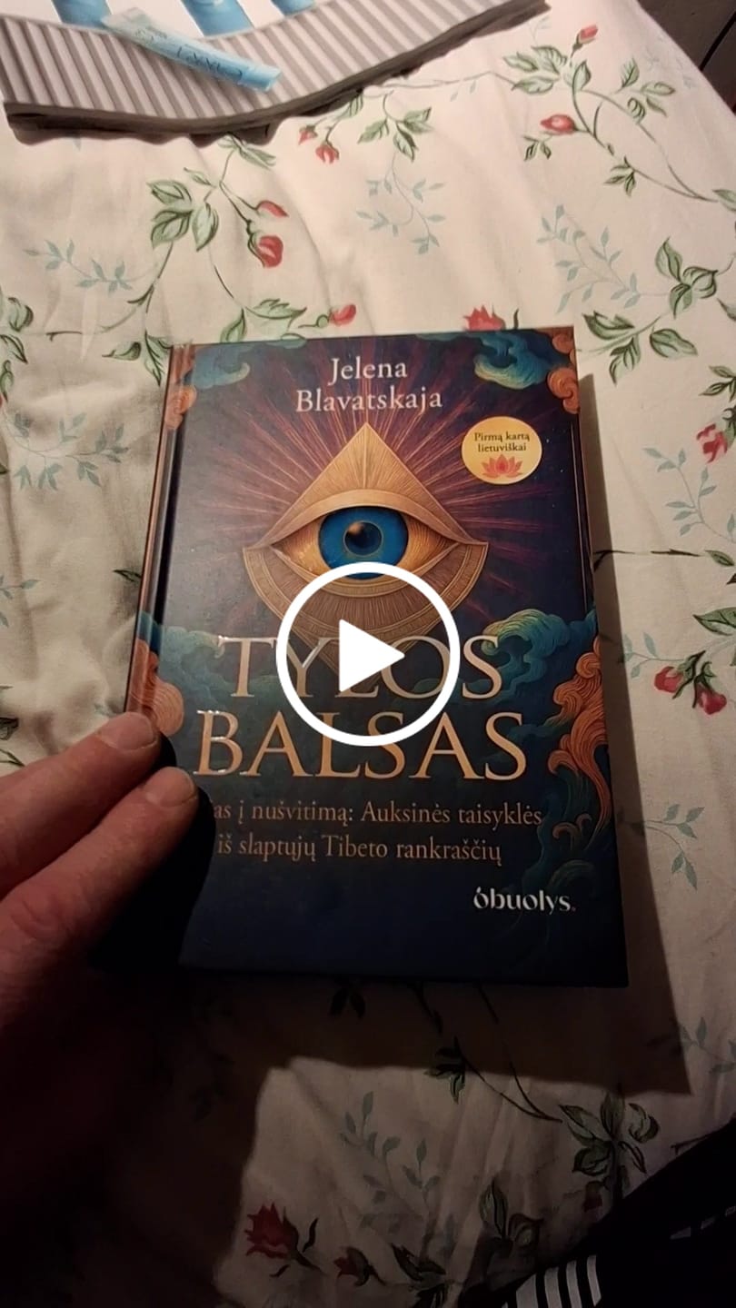Customer video review of Tylos balsas: pirmą kartą lietuviškai – išminties ir dvasios kelionės vadovas, paremtas slaptaisiais Tibeto rankraščiais