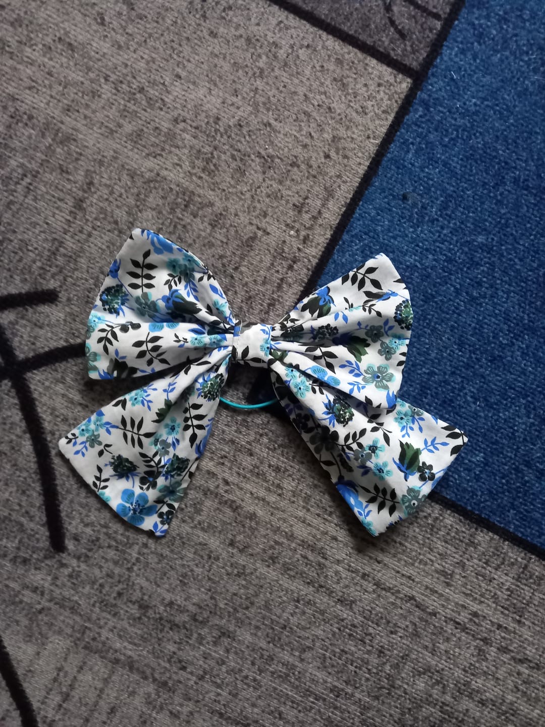 Customer photo review of Delicate Flowers and Leaves Cotton Poplin Fabric