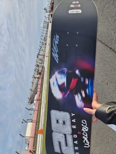 Customer photo review of Brad Ray Skateboard Deck