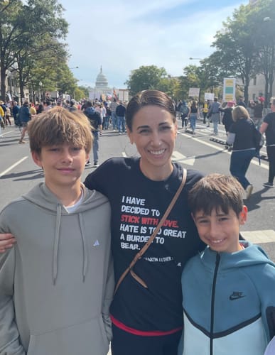 Customer photo review of MLK Stick with Love Unisex  Sweatshirt