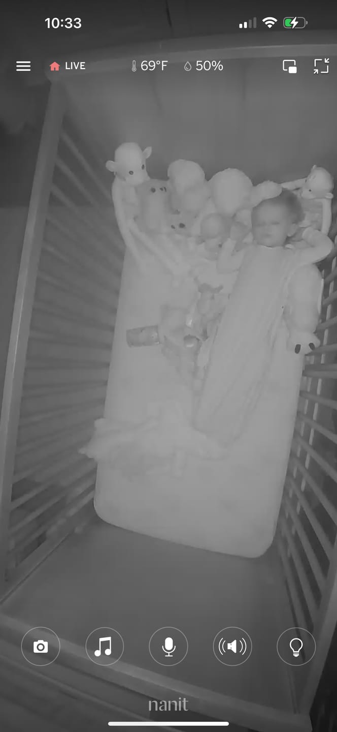 Customer photo review of Ecolino® Adjustable Baby Sleep Bag, Organic Cotton, Universal Size: 2 Months - 2 Years, Milky Way