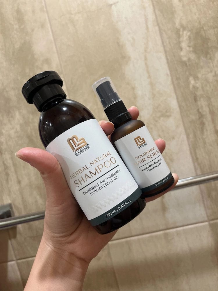 Customer photo review of Scalp & Hair Hydrating and Nourishing Serum
