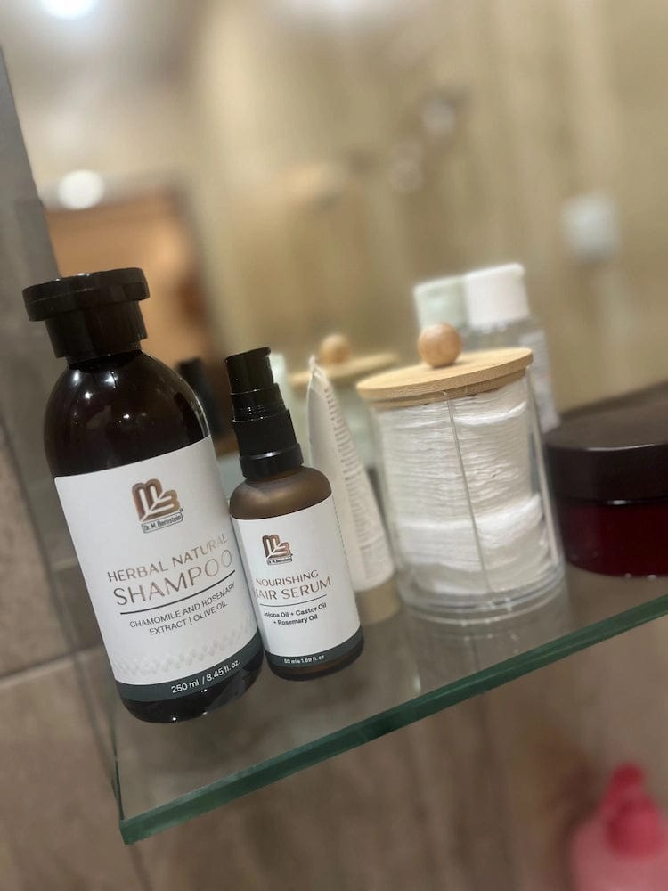 Customer photo review of Scalp & Hair Hydrating and Nourishing Serum