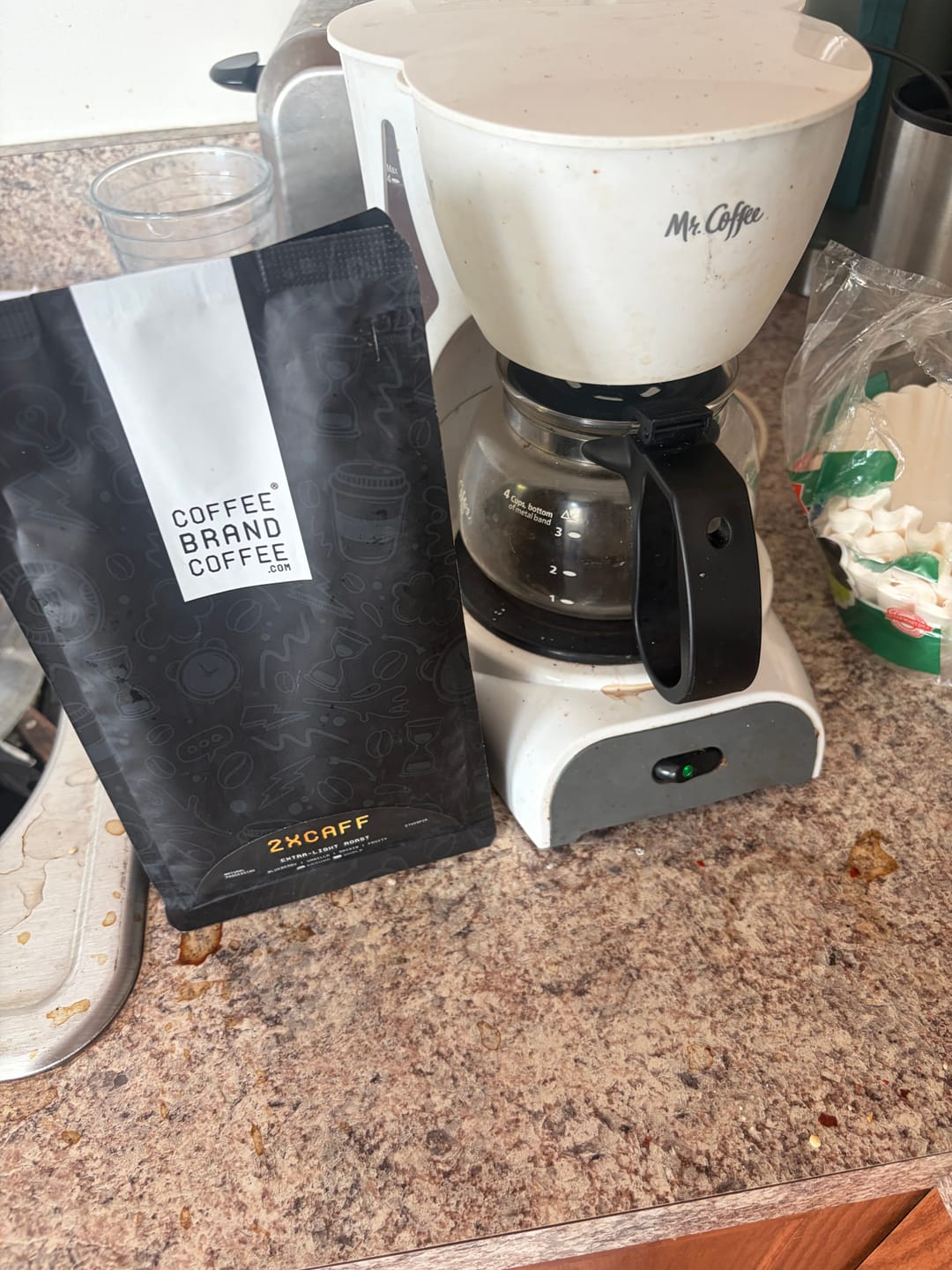 Customer photo review of Double Caffeinated Coffee - High Caffeine Coffee