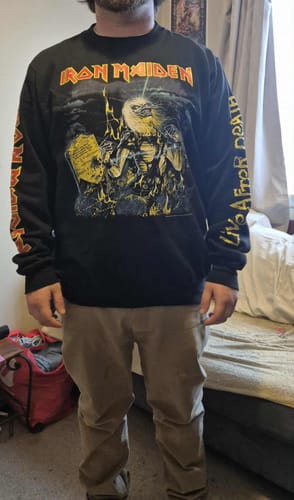 Customer photo review of Iron Maiden - Live After Death - Crewneck Sweater