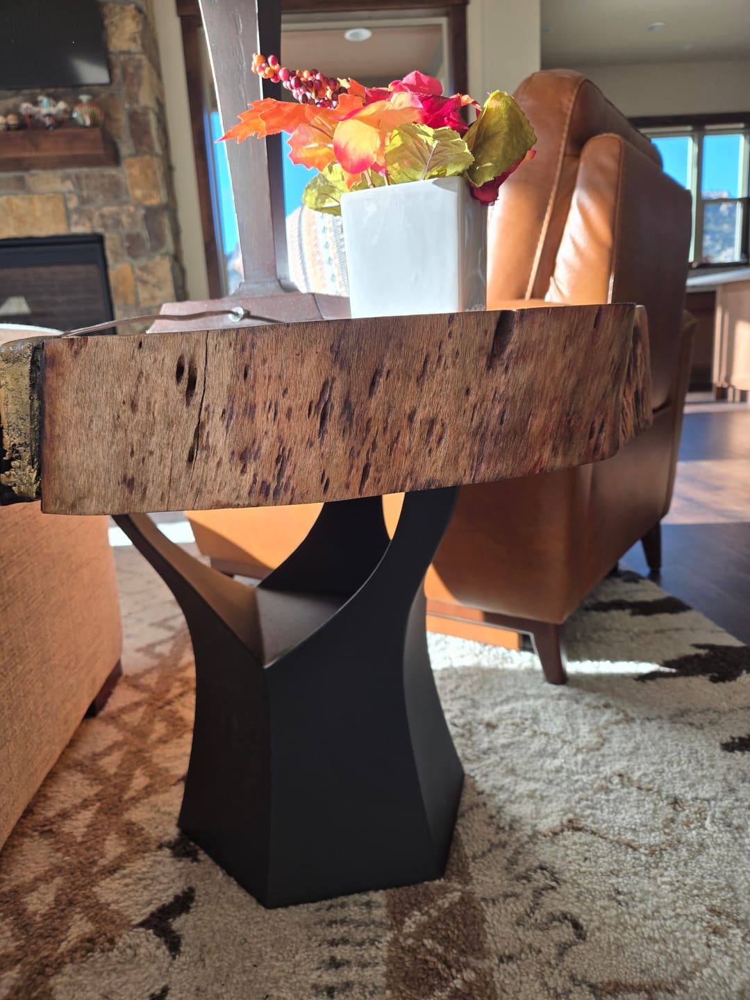Customer photo review of End Table Legs 216 Namu Metal Modern Design