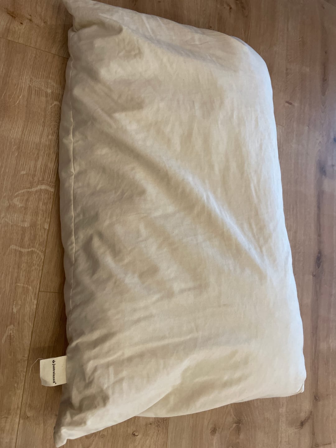 Customer photo review of Schafschurwoll-Hirse-Kissen mit Kräutern