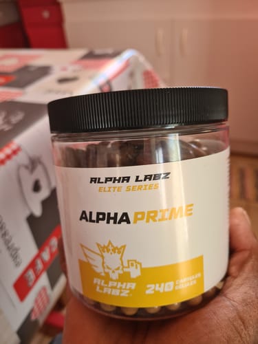 Customer photo review of Alpha Labz - Alpha Prime