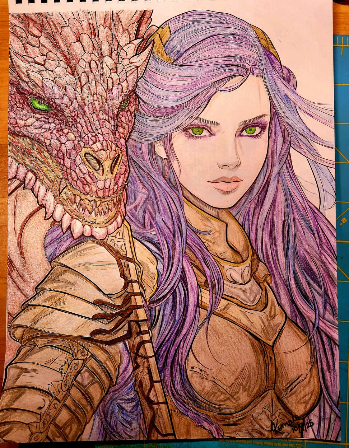 Customer photo review of Ohuhu Paper-friendly (No Peeling) Markers Water-based 60 Colors