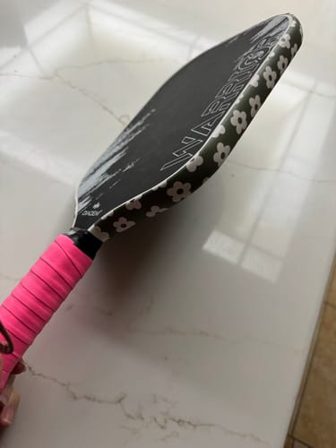Customer photo review of Green Floral Edge Tape (3 pack) - Pickleball Paddle Edge Tape