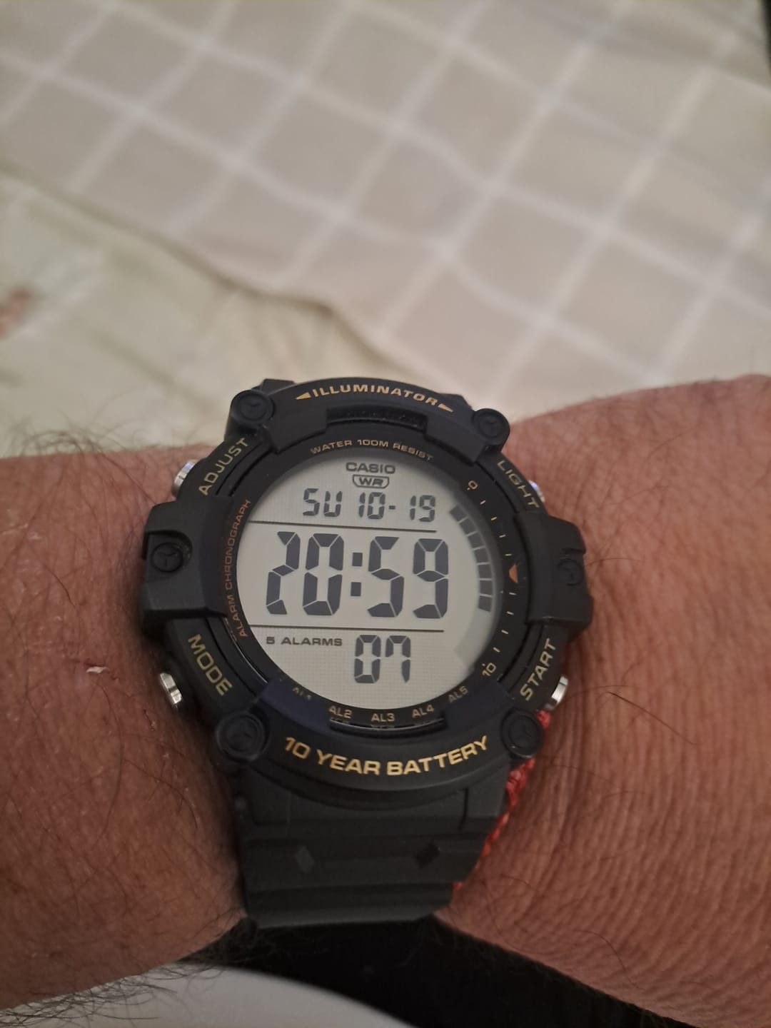 Customer photo review of Reloj Casio Vintage AE-1500WHX-1AVDF Negro