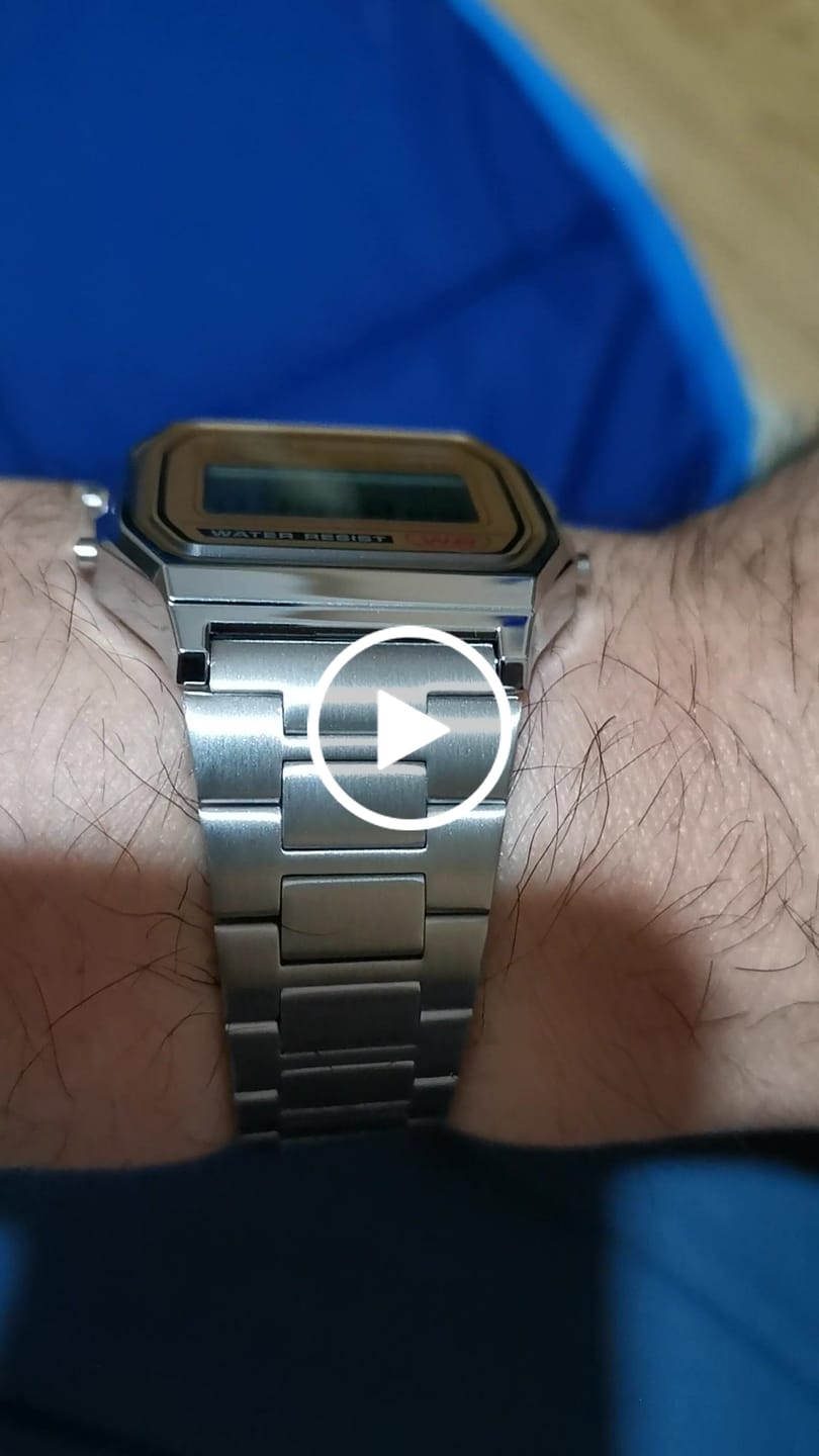 Customer video review of Reloj Casio Vintage A158WEA-9EF Plateado [EXCLUSIVO]