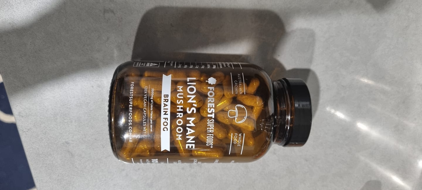 Customer photo review of Lions Mane Whole Mushroom Capsules