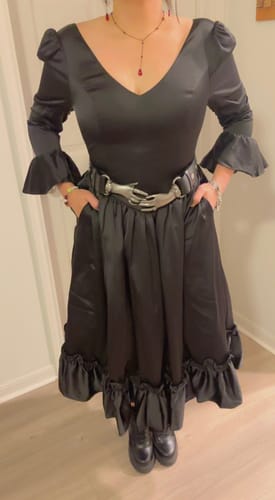 Customer photo review of Victorian Hands Belt in Antique Pewter