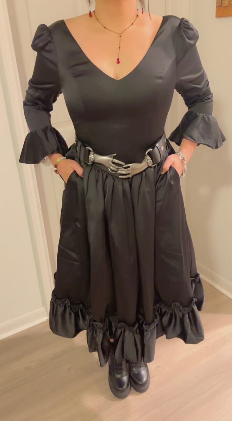 Customer photo review of Victorian Hands Belt in Antique Pewter