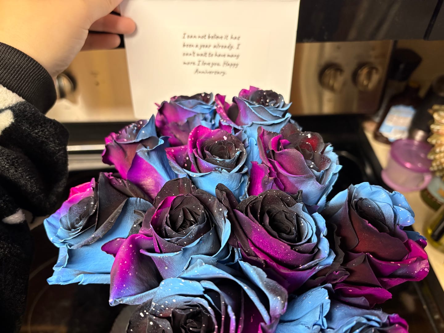 Customer photo review of Starry Galaxy Roses