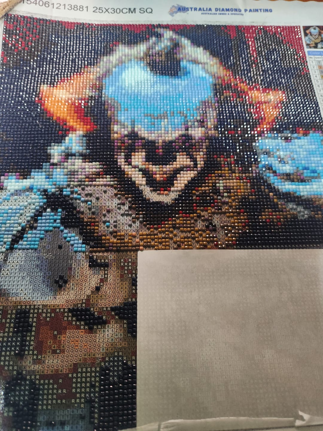 Customer photo review of Full Drill - 5D DIY Diamond Painting Kits Horror Clown