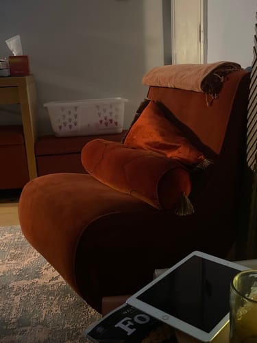 Customer photo review of Fabric Paint -- Maroon