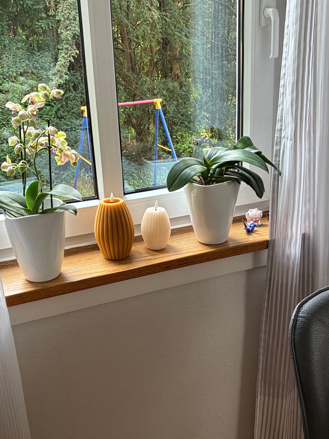 Customer photo review of LED Rillelys D 7,5 x H 10 cm Cream