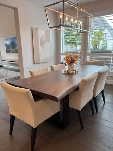 Customer photo review of Beige Minimalist Abstract Painting #ABAV265