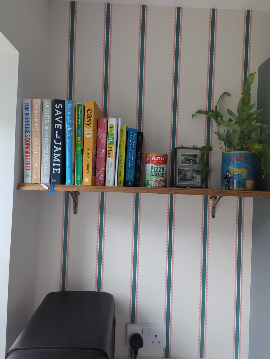 Customer photo review of Ironbridge Aged Brushed Brass Shelf Brackets | 4.5/6/7/8/10"