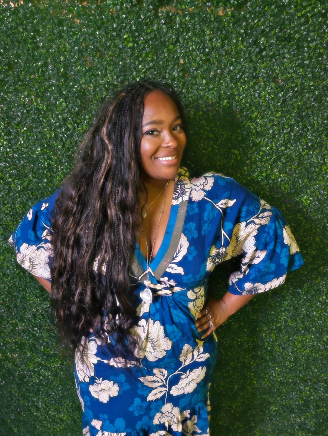 Customer photo review of #4/#30 Mix Color Blend Body Wave Bulk Human Braiding Hair