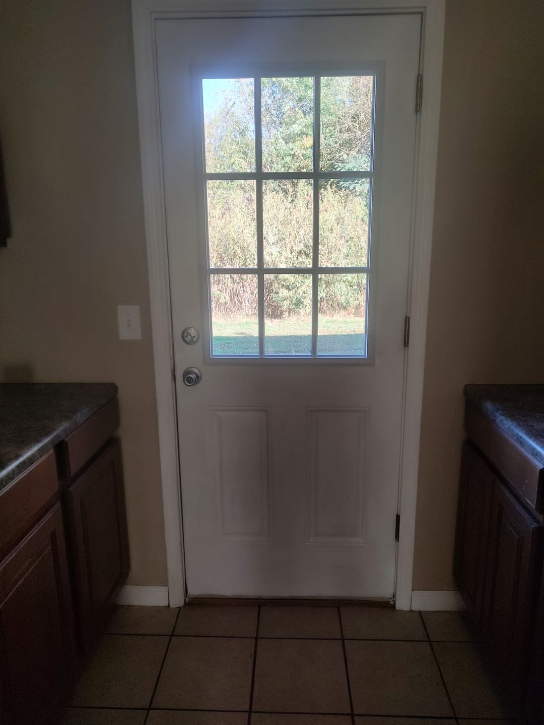 Customer photo review of Clear 9 Lite Glass and Frame Kit (Half Lite)
