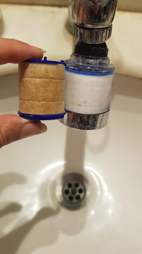 Customer photo review of HydroPulse™ Filtreli 360° Döner Musluk Başlığı