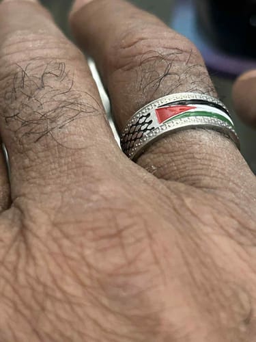 Customer photo review of Palestine Heritage Ring