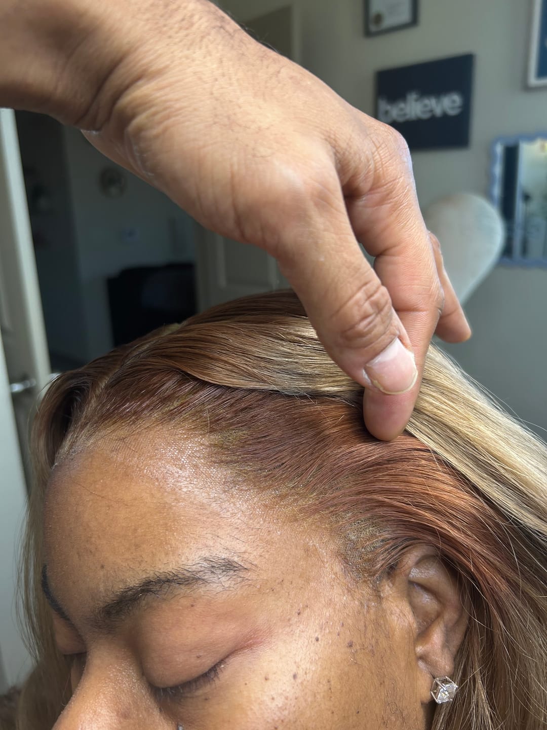 Customer photo review of Hold Me Down™ Adhesive (Ain’t No Other™)