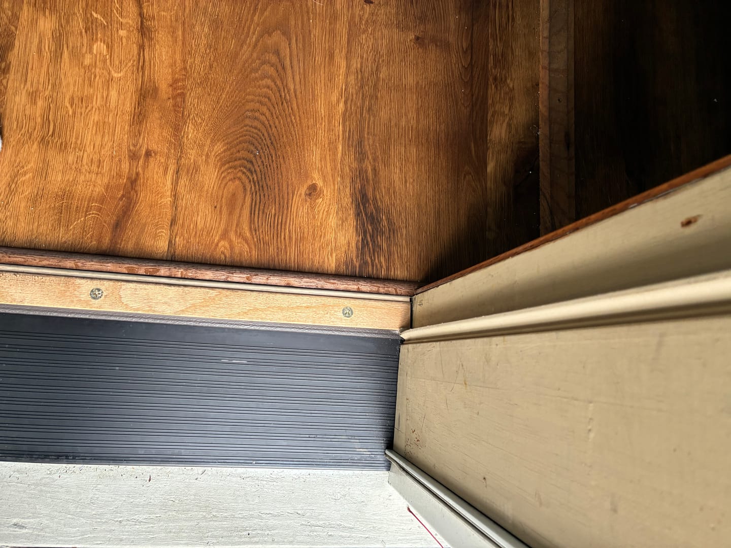 Customer photo review of 36" x 8" Inswing Threshold
