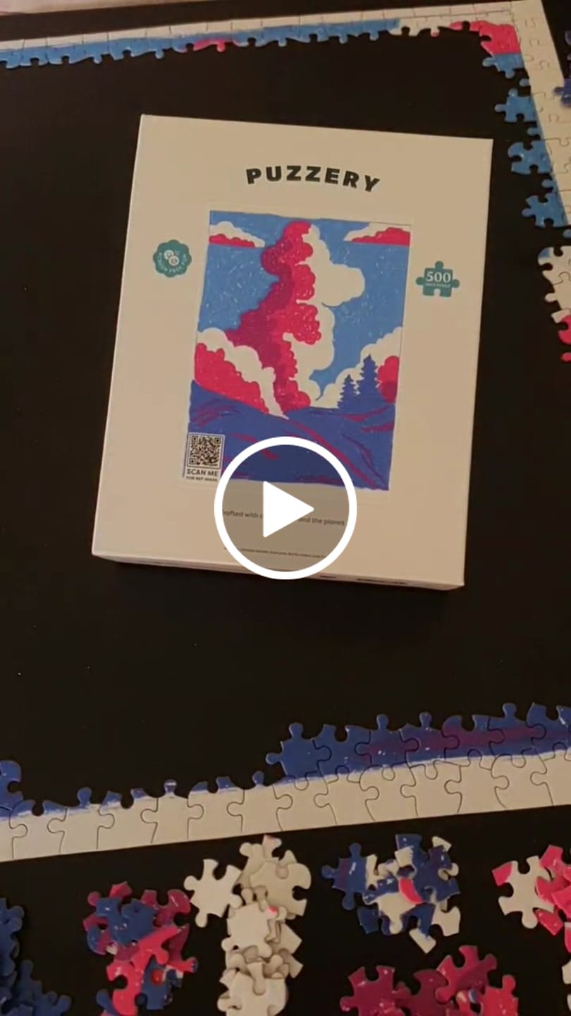 Customer video review of Custom jigsaw puzzle