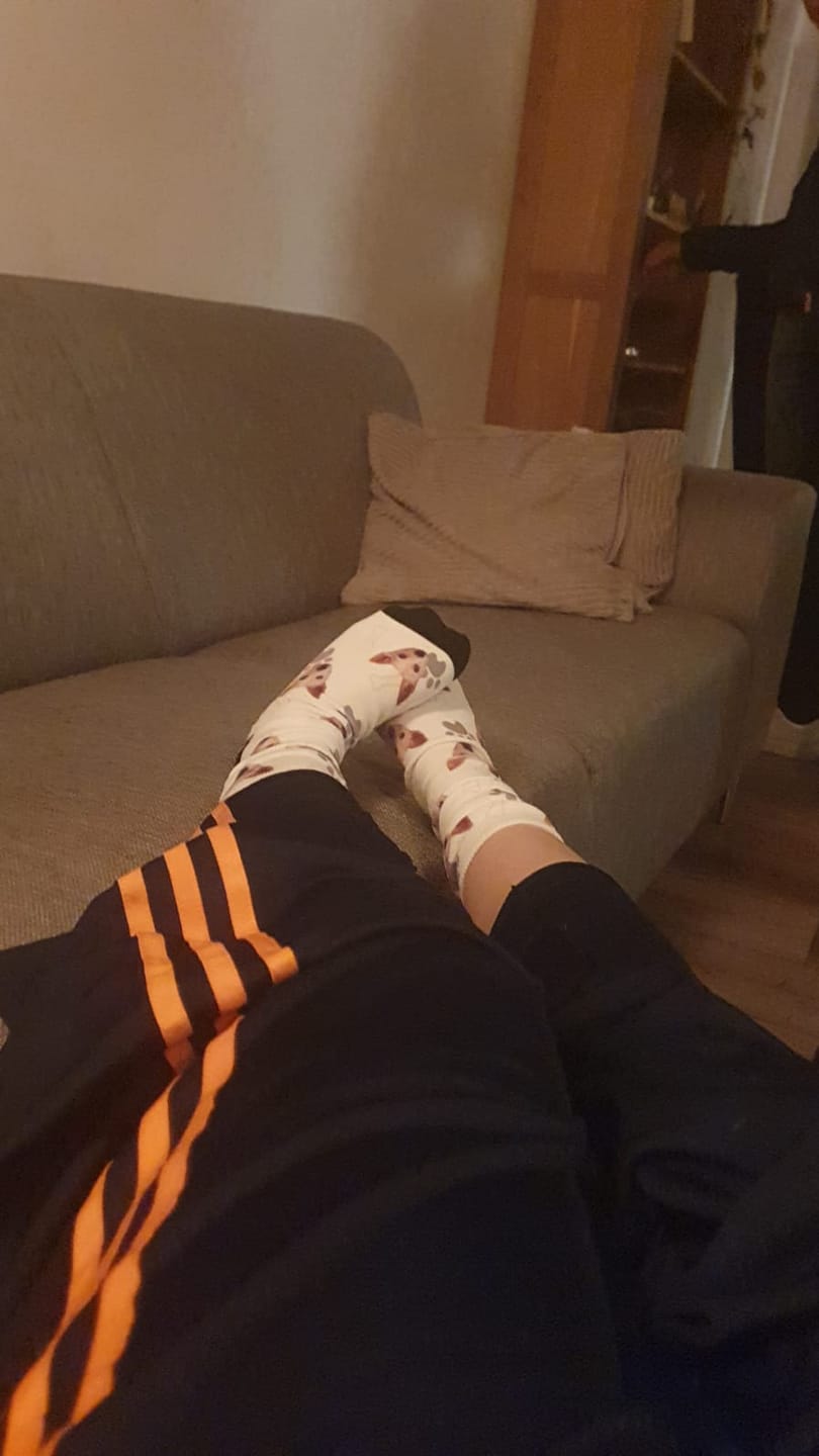 Customer photo review of FaceSock® | Custom Honden Sokken Met Foto