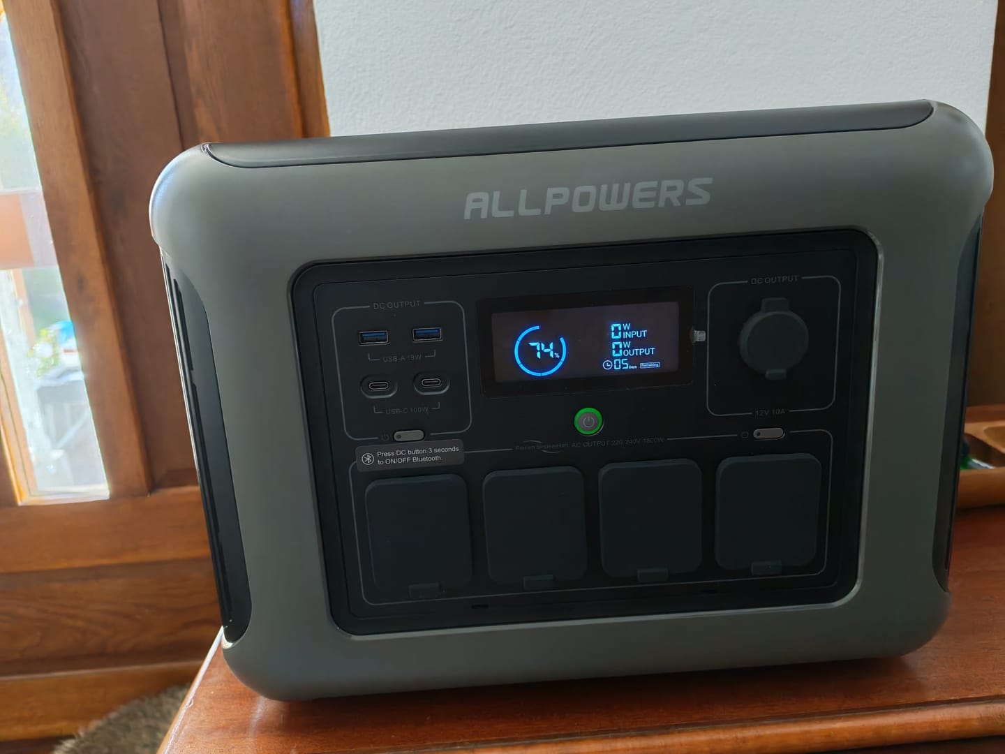 Customer photo review of ALLPOWERS R1500 Portable Power Station 1800W 1152Wh LiFeP04 Battery
