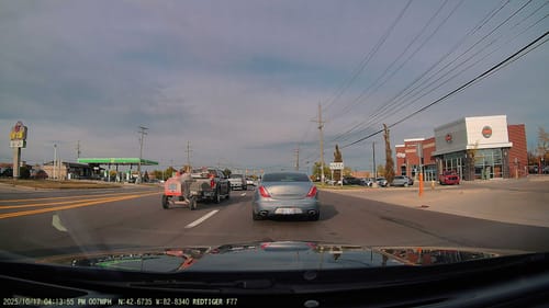 Customer photo review of F77 STARVIS 2 4K+4K Dual IMX678 Voice Control 5.8GHz High Speed WIFI Dash Cam