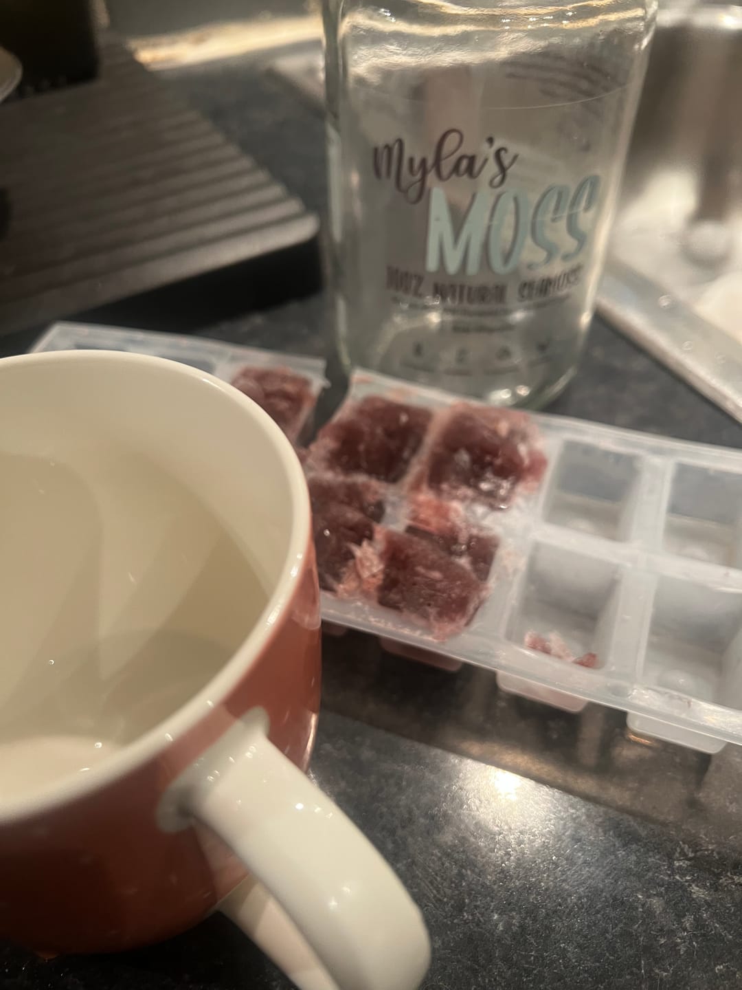Customer photo review of Seamoss Gel Bundle - Purple & Gold (720ml each)