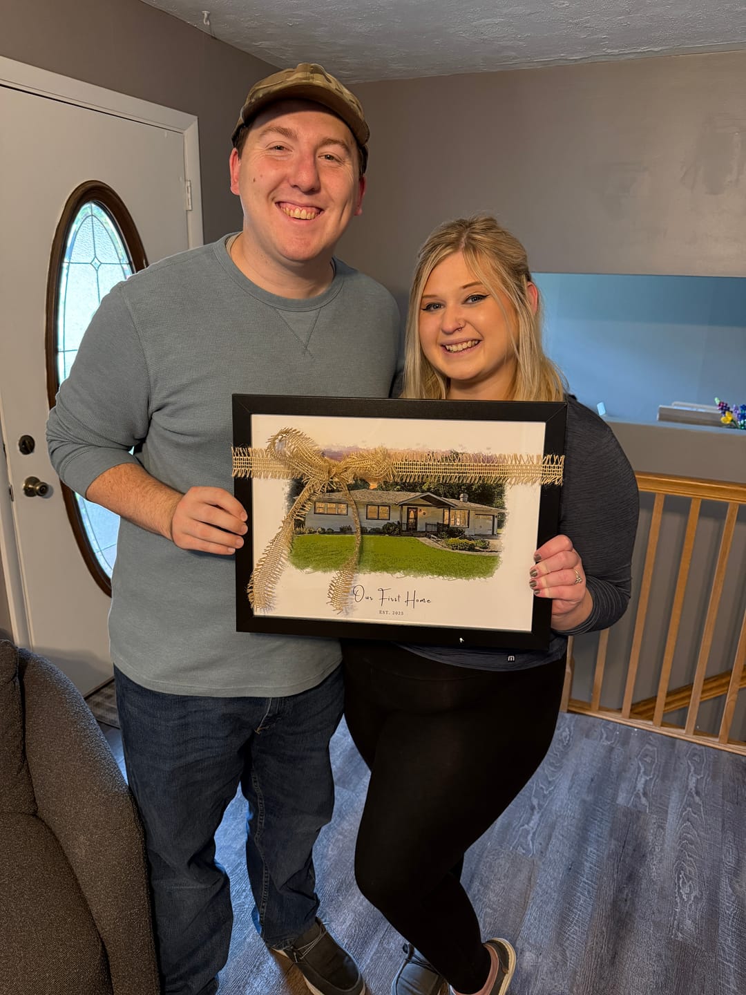 Customer photo review of Custom House Portrait