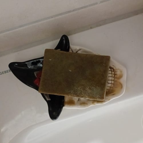 Customer photo review of 3-6% Herbal-Love Haarseife (Tiefenreinigung & schnell fettendes Haar)