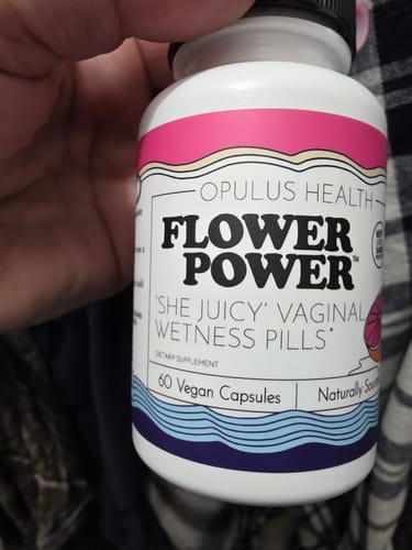 Customer photo review of Flower Power® 'She Juicy' Vaginal Moisture Supplement (60ct/ea)