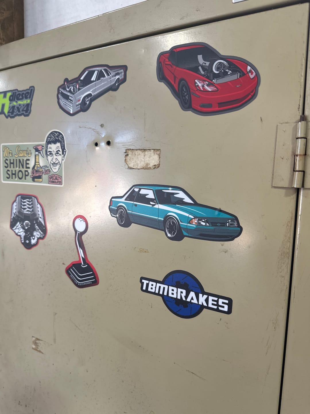 Customer photo review of Calypso Foxbody Sticker Sheet 8.5"x11"