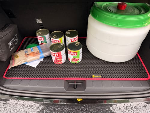 Customer photo review of E-Auto Fußmatten nach Maß - Kofferraumwanne