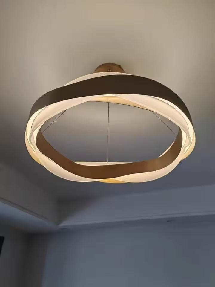 Customer photo review of WOMO Wave Circular LED Chandelier-WM2195