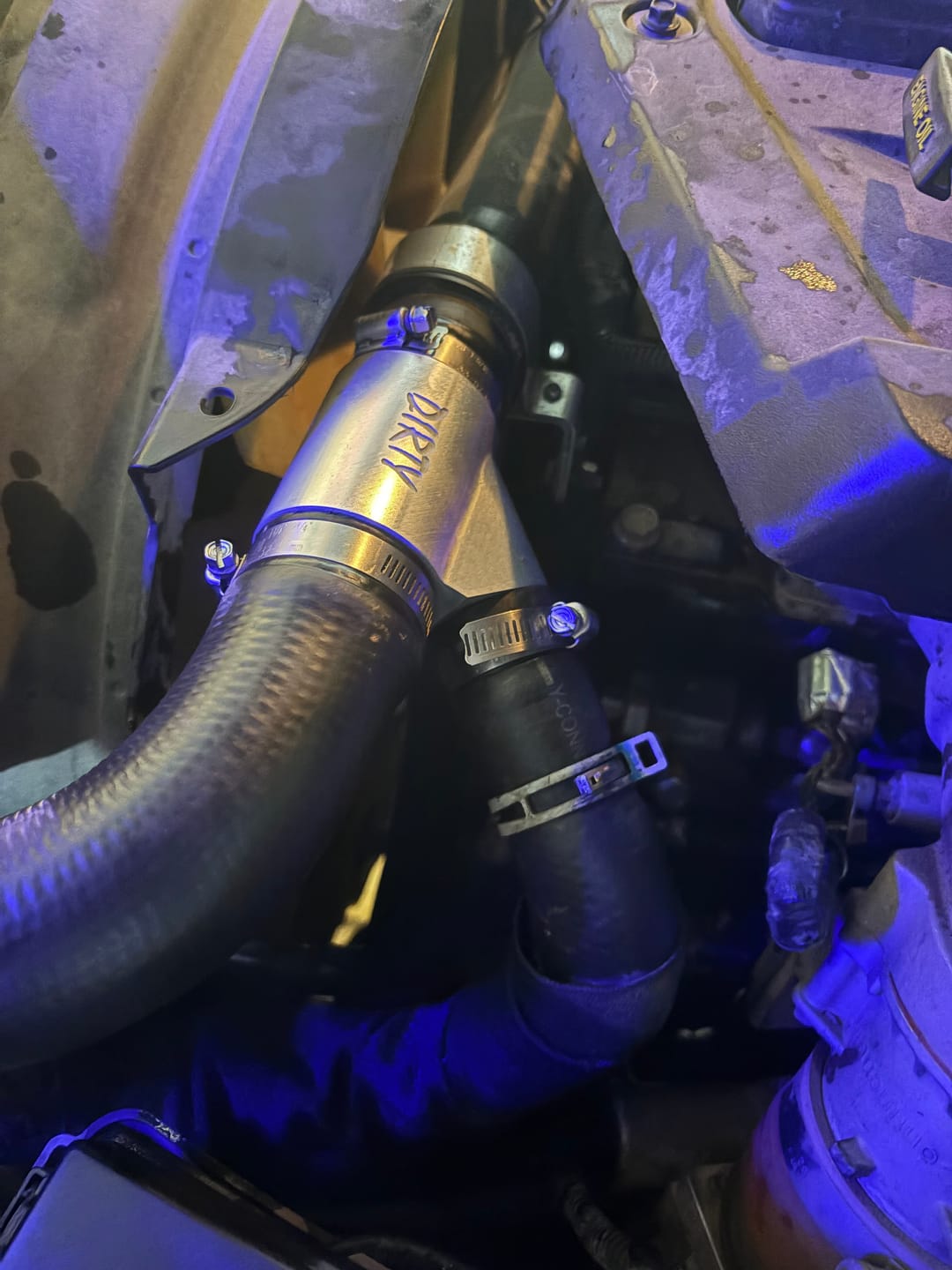 Customer photo review of 2013-2018 Cummins Billet Dual Radiator Coolant Y-Pipe (I67-ENG-A001)