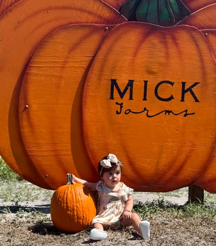 Customer photo review of Orchard Friends Twirl Dress with bodysuit