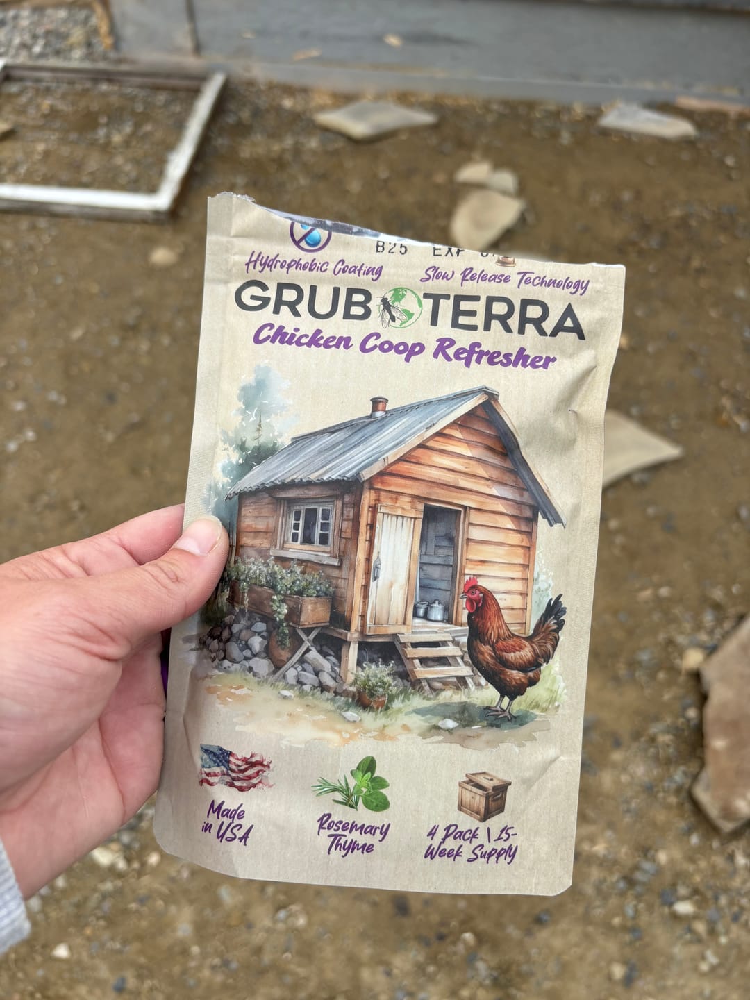 Customer photo review of GrubTerra Coop Refresher!!!