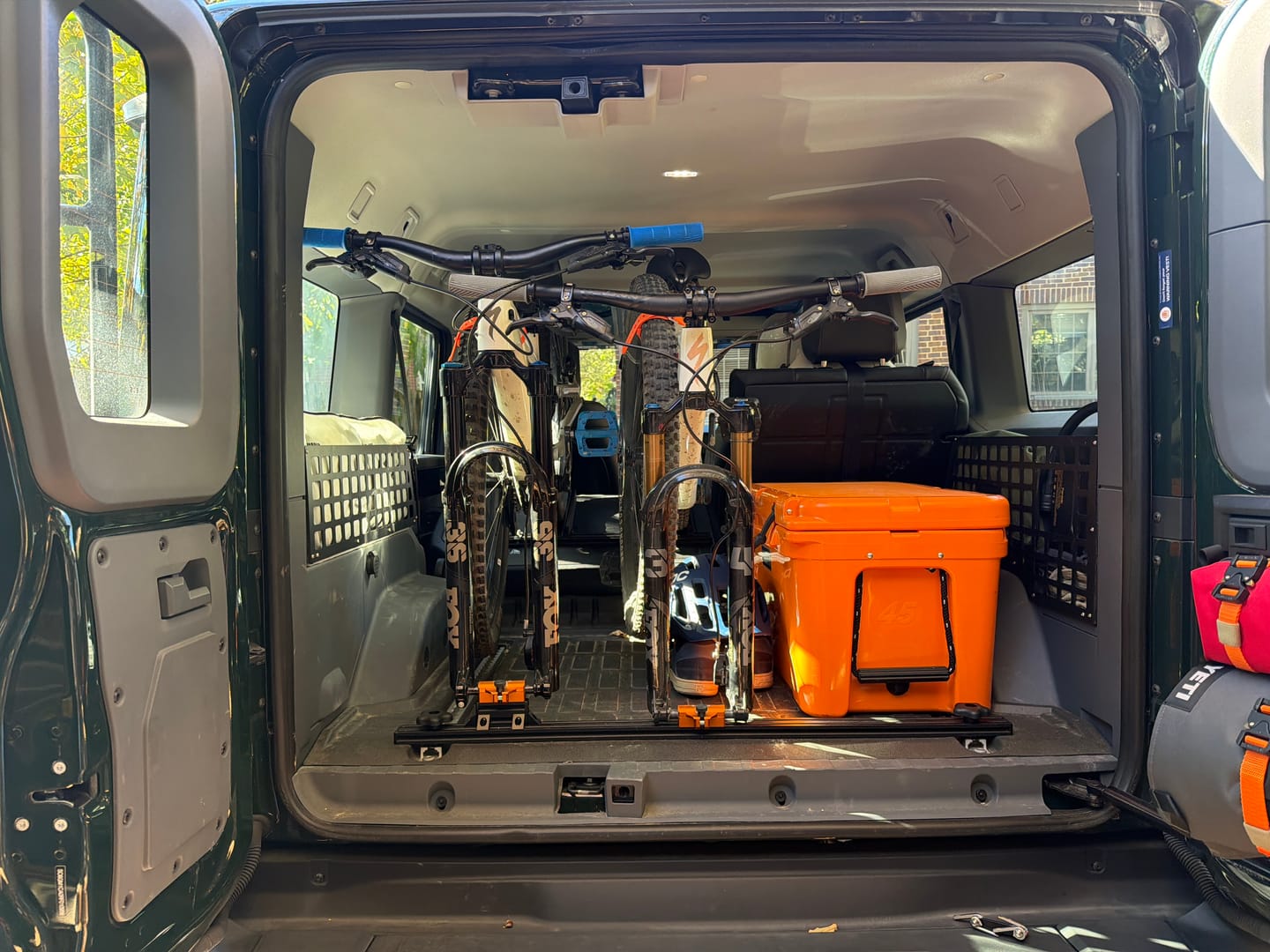 Customer photo review of Thru Axle Fork Mount